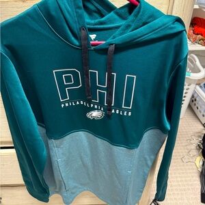 Fanatics Teal and Gray Philadelphia Eagles Hoodie